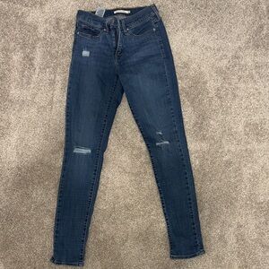 Levi's Dark Blue Skinny Jeans